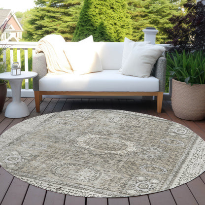 Addison Rugs Irias Gray Washable Indoor-Outdoor Rug