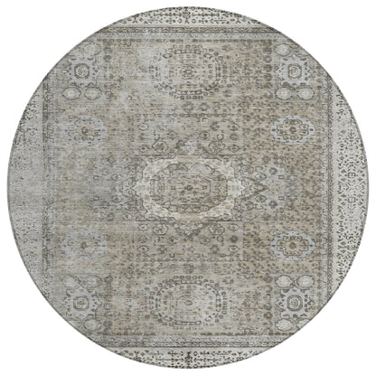 Addison Rugs Irias Gray Washable Indoor-Outdoor Rug