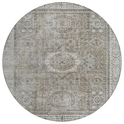 Addison Rugs Irias Gray Washable Indoor-Outdoor Rug