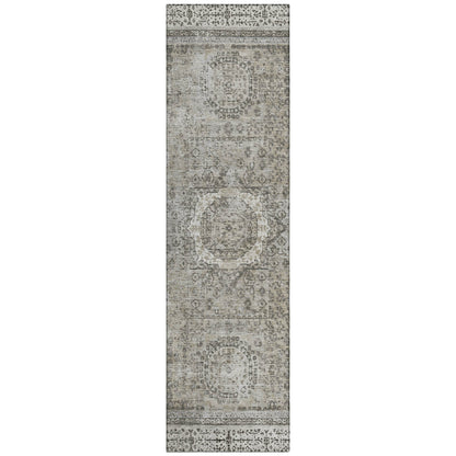 Addison Rugs Irias Gray Washable Indoor-Outdoor Rug