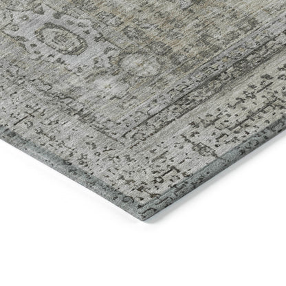 Addison Rugs Irias Gray Washable Indoor-Outdoor Rug