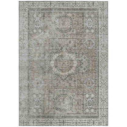 Addison Rugs Irias Gray Washable Indoor-Outdoor Rug