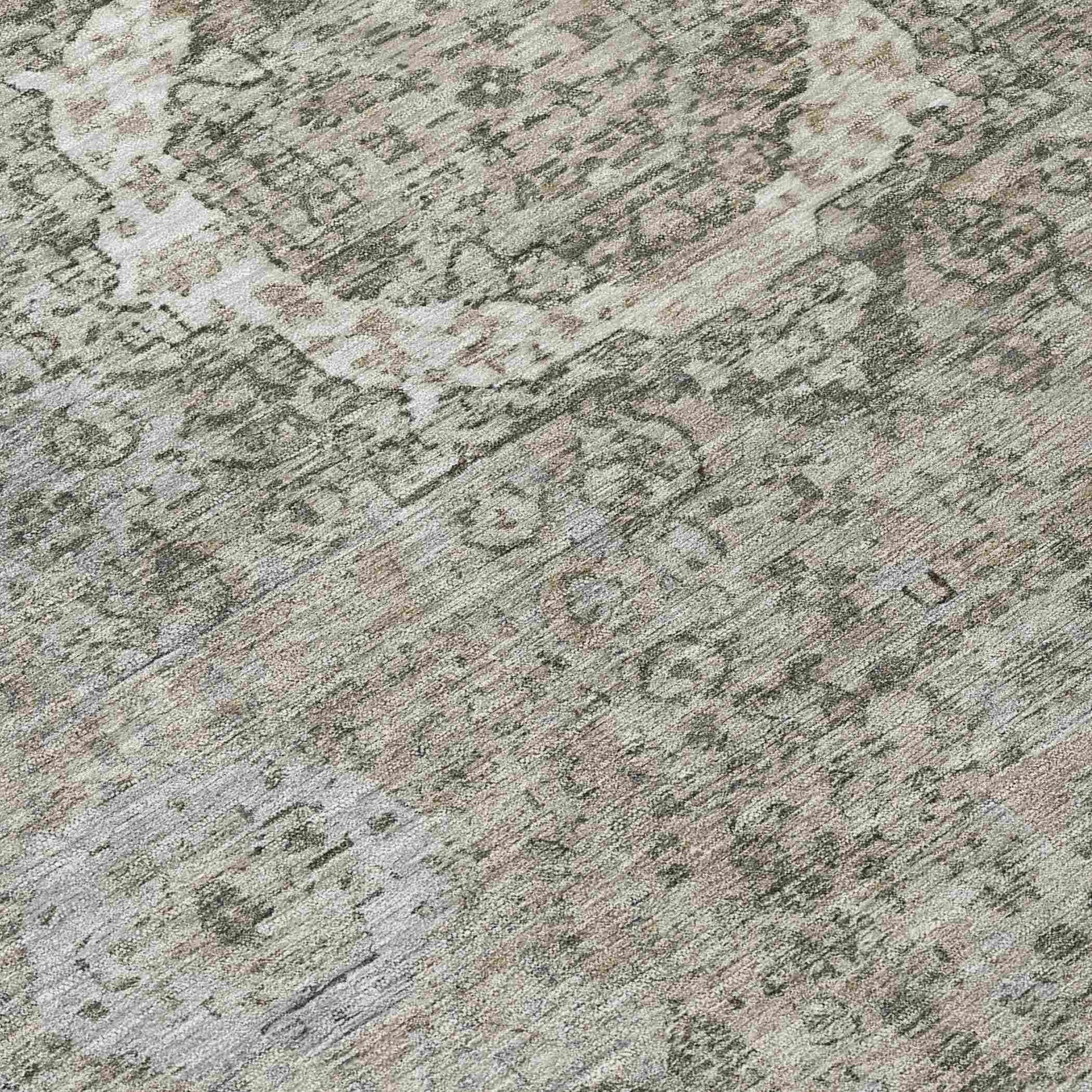 Addison Rugs Irias Gray Washable Indoor-Outdoor Rug