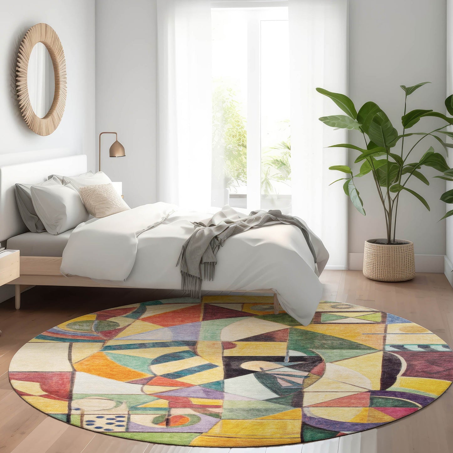 Addison Rugs Jaelius Gold Washable Indoor-Outdoor Rug