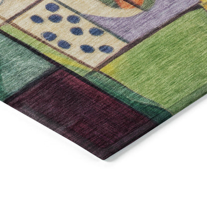 Addison Rugs Jaelius Gold Washable Indoor-Outdoor Rug
