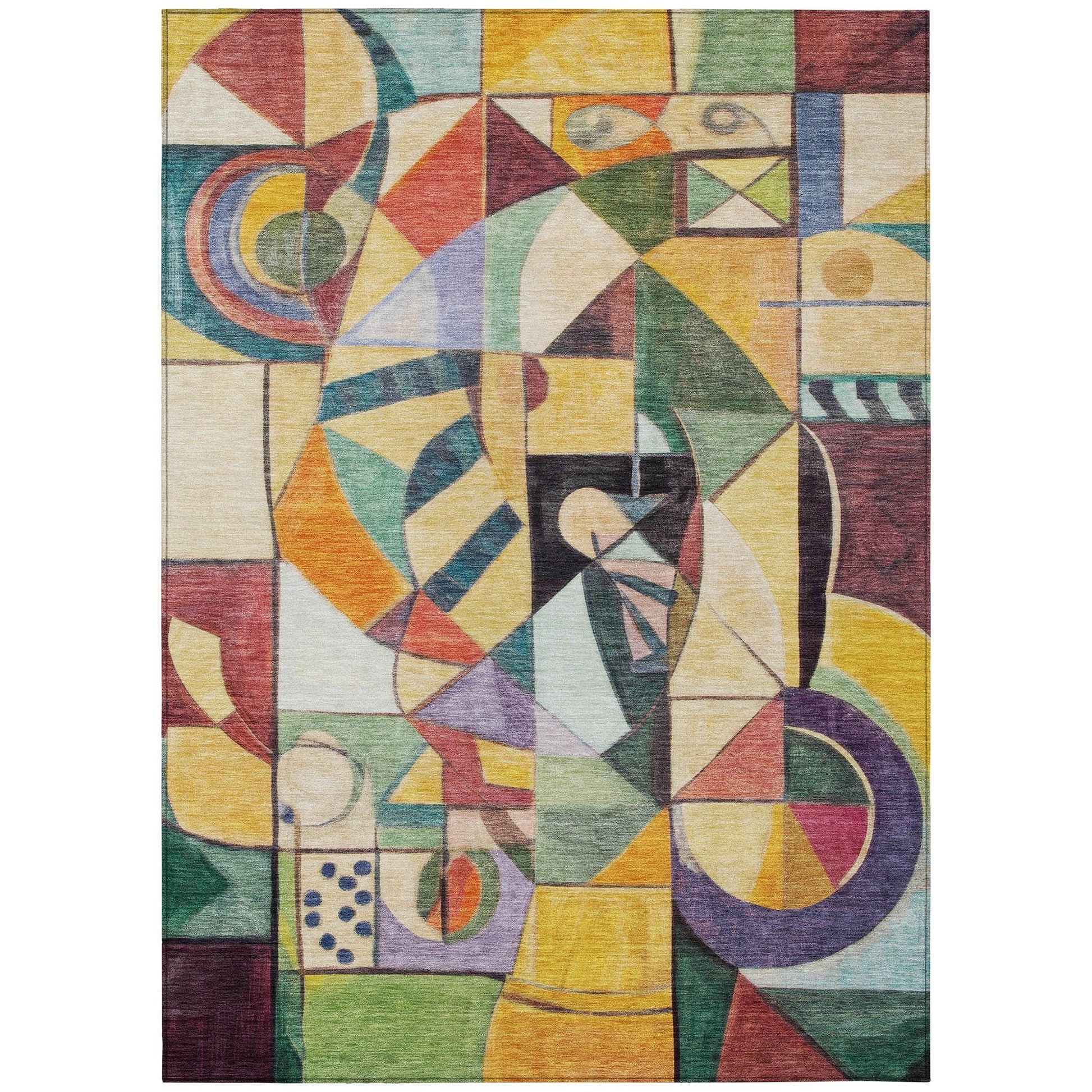 Addison Rugs Jaelius Gold Washable Indoor-Outdoor Rug