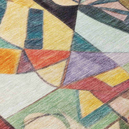 Addison Rugs Jaelius Gold Washable Indoor-Outdoor Rug