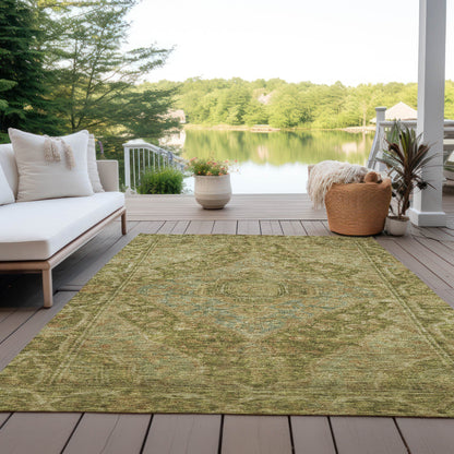 Addison Rugs Kaelanor Aloe Washable Indoor-Outdoor Rug