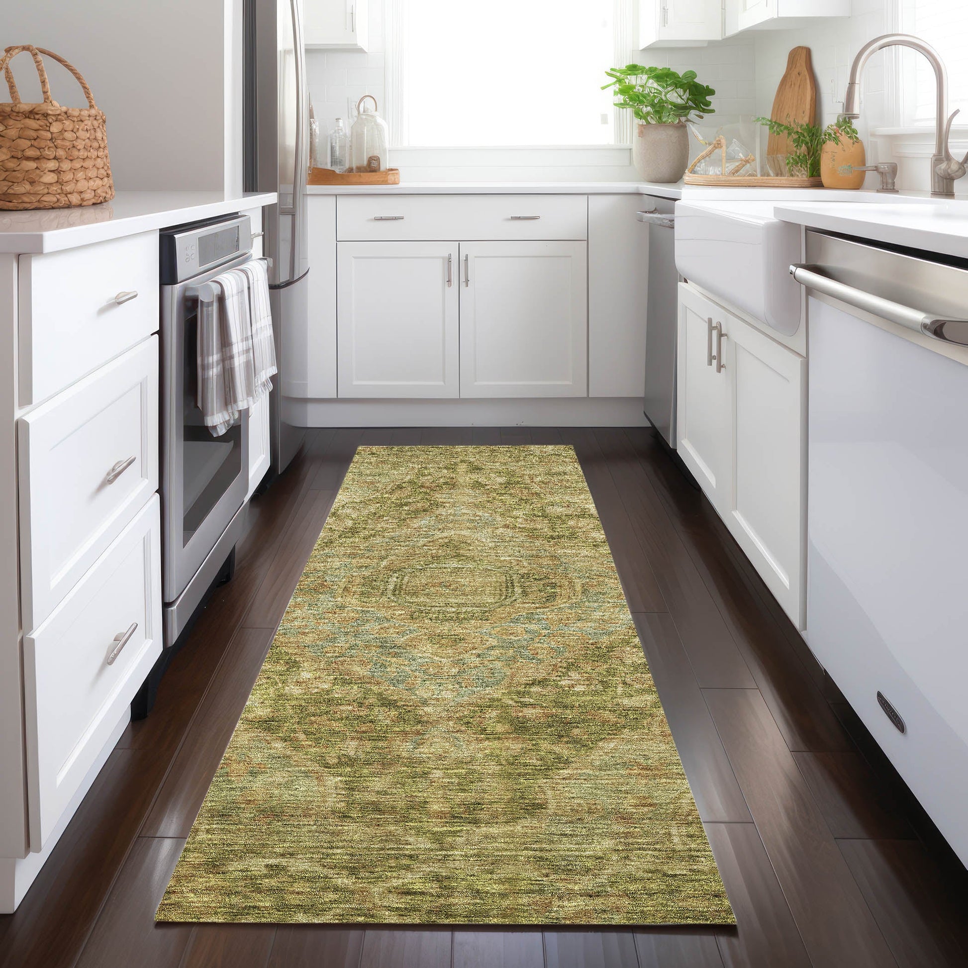 Addison Rugs Kaelanor Aloe Washable Indoor-Outdoor Rug