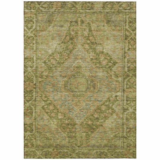 Addison Rugs Kaelanor Aloe Washable Indoor-Outdoor Rug