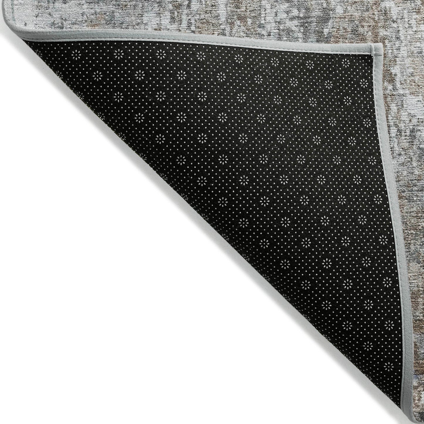 Kaelion Brown Washable Indoor-Outdoor Rug