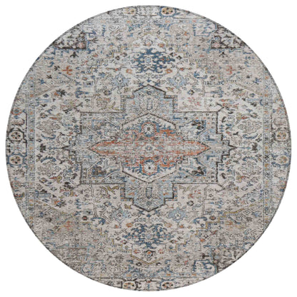 Kaelon Ivory Washable Indoor-Outdoor Rug