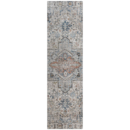 Kaelon Ivory Washable Indoor-Outdoor Rug