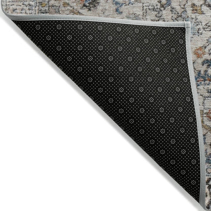 Kaelon Ivory Washable Indoor-Outdoor Rug