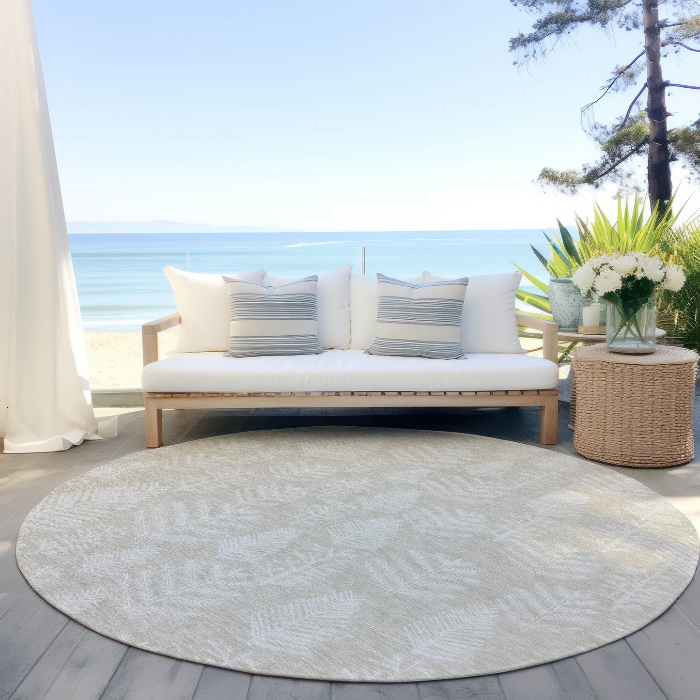 Addison Rugs Paelius Brown Washable Indoor-Outdoor Rug
