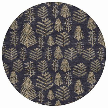 Addison Rugs Paelius Black Washable Indoor-Outdoor Rug