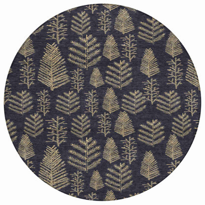 Addison Rugs Paelius Black Washable Indoor-Outdoor Rug