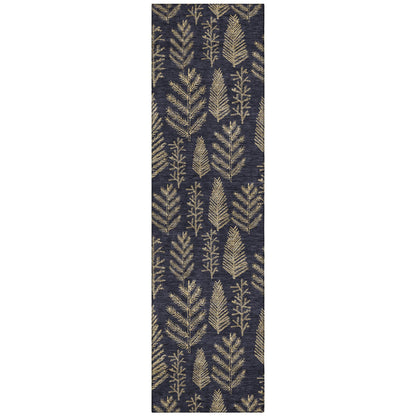 Addison Rugs Paelius Black Washable Indoor-Outdoor Rug