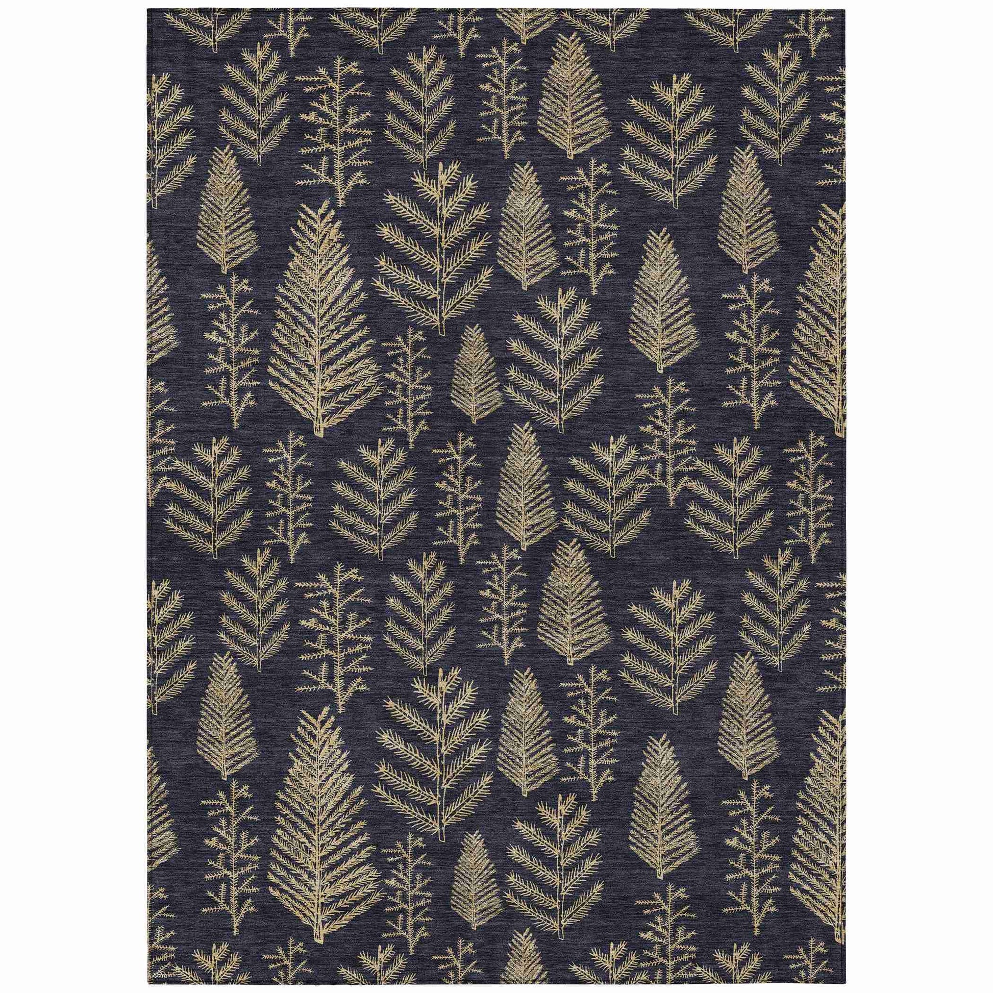 Addison Rugs Paelius Black Washable Indoor-Outdoor Rug