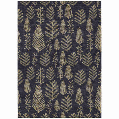 Addison Rugs Paelius Black Washable Indoor-Outdoor Rug