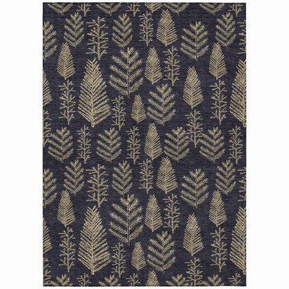 Addison Rugs Paelius Black Washable Indoor-Outdoor Rug