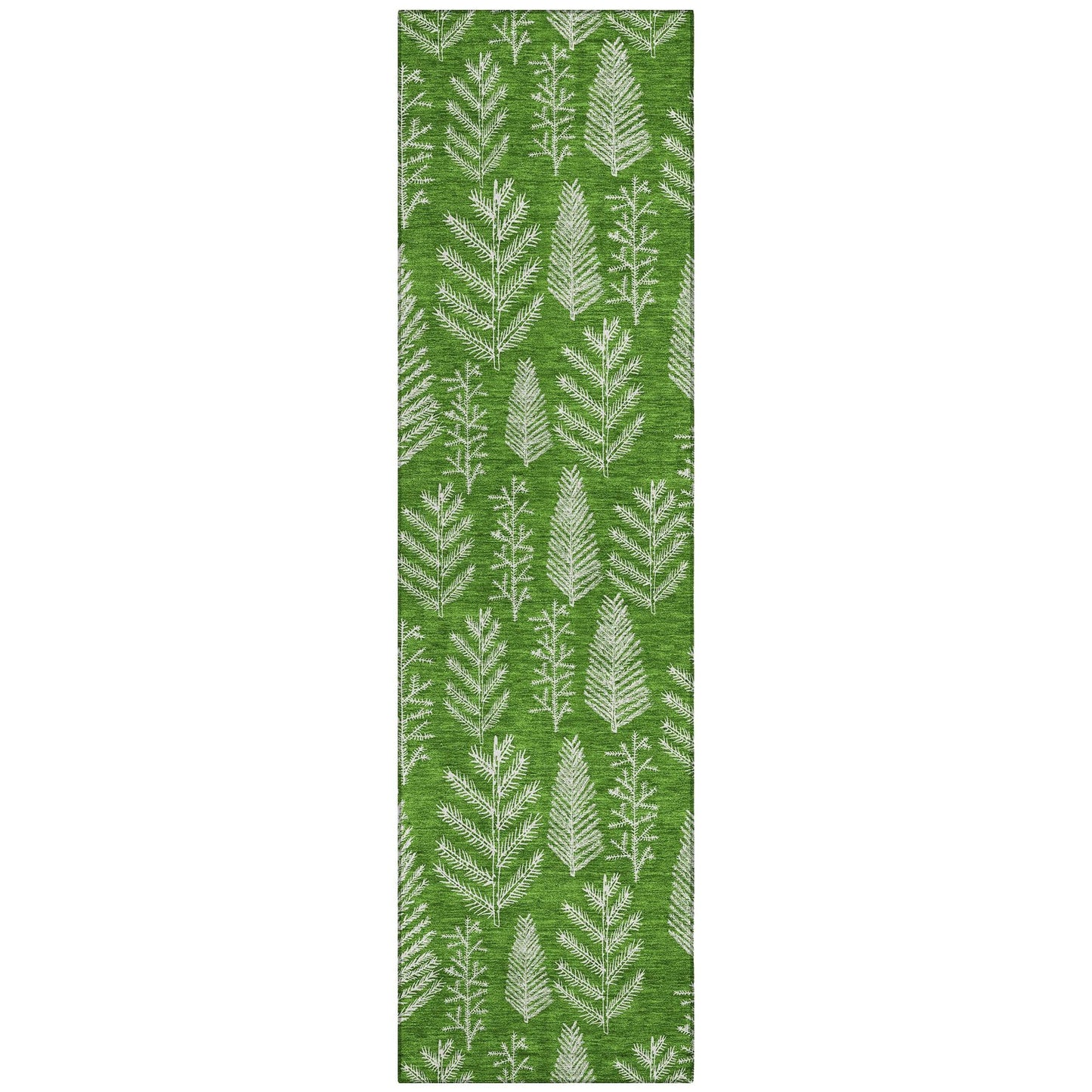 Paelius Green Washable Indoor-Outdoor Rug