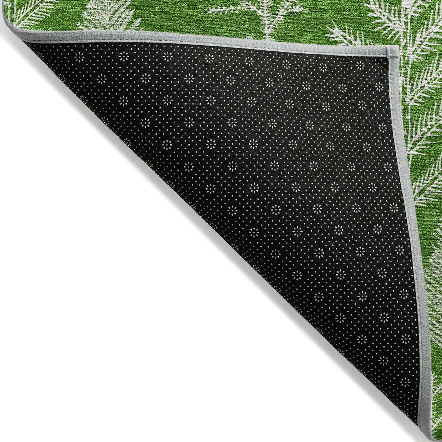 Paelius Green Washable Indoor-Outdoor Rug