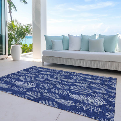 Addison Rugs Paelius Blue Washable Indoor-Outdoor Rug
