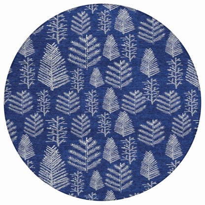 Addison Rugs Paelius Blue Washable Indoor-Outdoor Rug