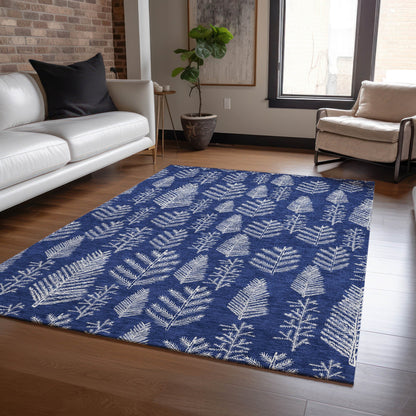 Addison Rugs Paelius Blue Washable Indoor-Outdoor Rug
