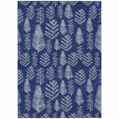 Addison Rugs Paelius Blue Washable Indoor-Outdoor Rug
