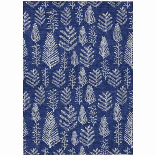 Addison Rugs Paelius Blue Washable Indoor-Outdoor Rug
