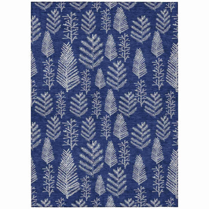 Addison Rugs Paelius Blue Washable Indoor-Outdoor Rug