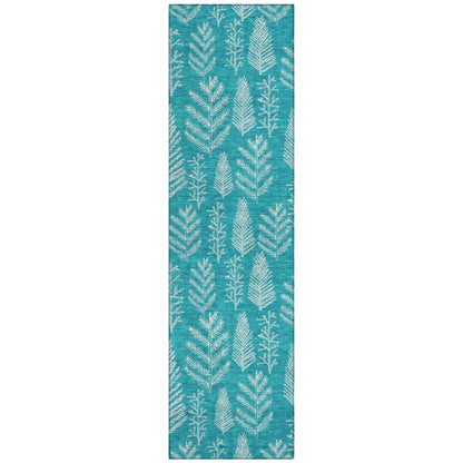 Addison Rugs Paelius Teal Washable Indoor-Outdoor Rug