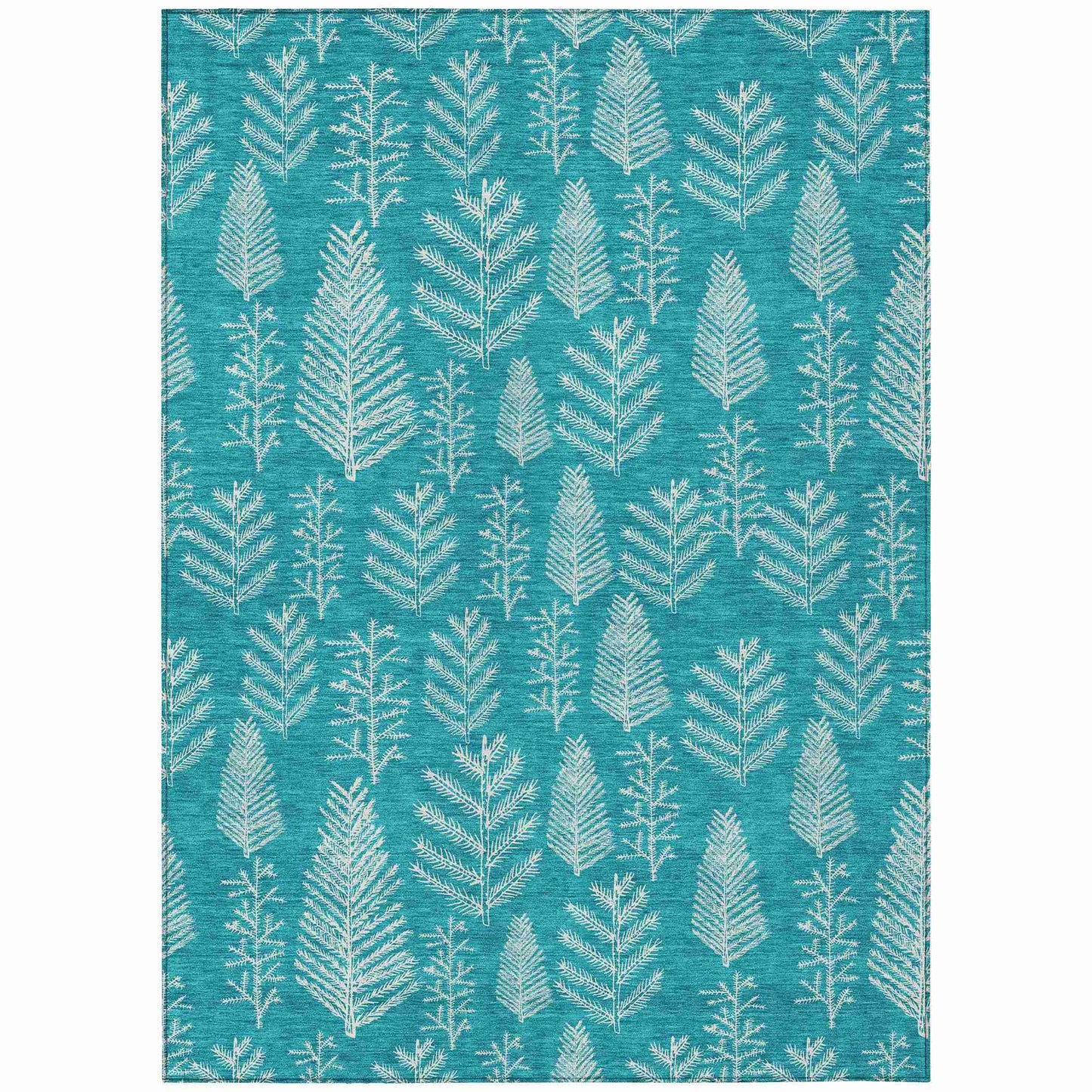 Addison Rugs Paelius Teal Washable Indoor-Outdoor Rug