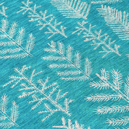 Addison Rugs Paelius Teal Washable Indoor-Outdoor Rug