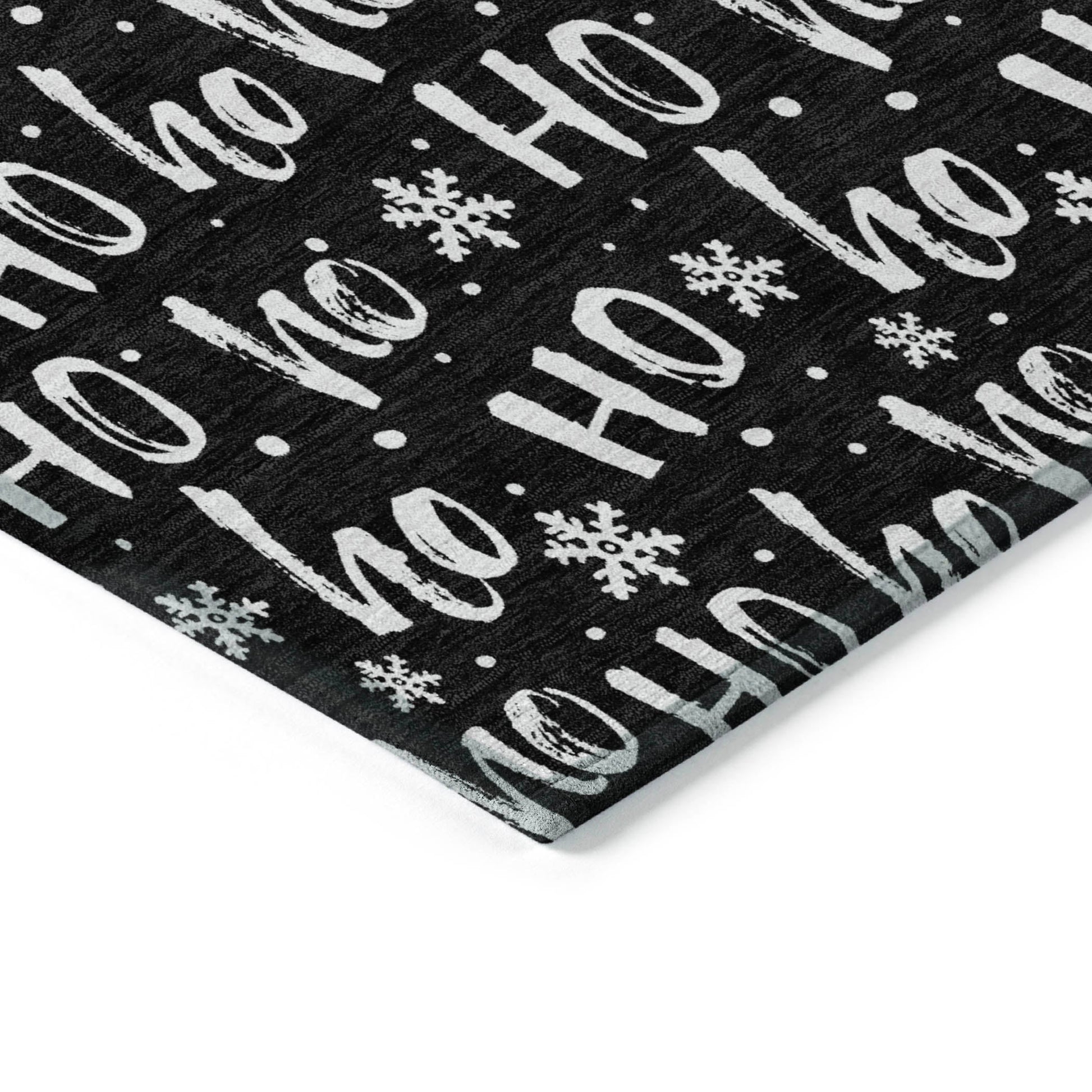 Addison Rugs Paelon Black Washable Indoor-Outdoor Rug