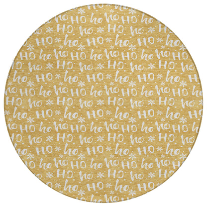 Addison Rugs Paelon Gold Washable Indoor-Outdoor Rug