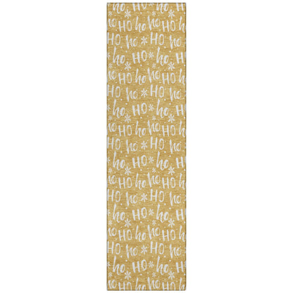 Addison Rugs Paelon Gold Washable Indoor-Outdoor Rug