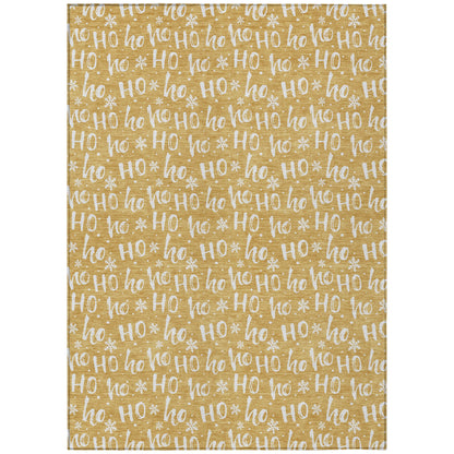 Addison Rugs Paelon Gold Washable Indoor-Outdoor Rug