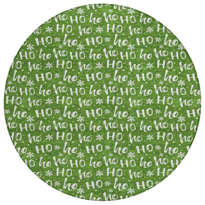 Addison Rugs Paelon Green Washable Indoor-Outdoor Rug