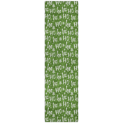 Addison Rugs Paelon Green Washable Indoor-Outdoor Rug