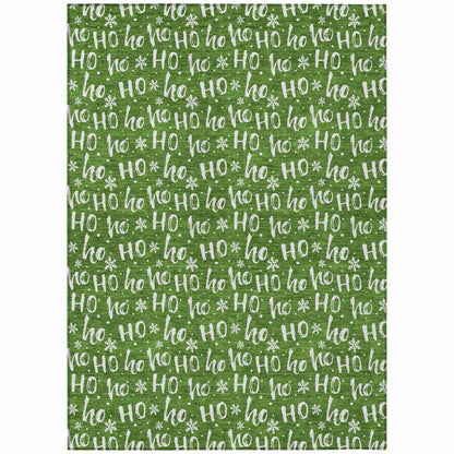 Addison Rugs Paelon Green Washable Indoor-Outdoor Rug