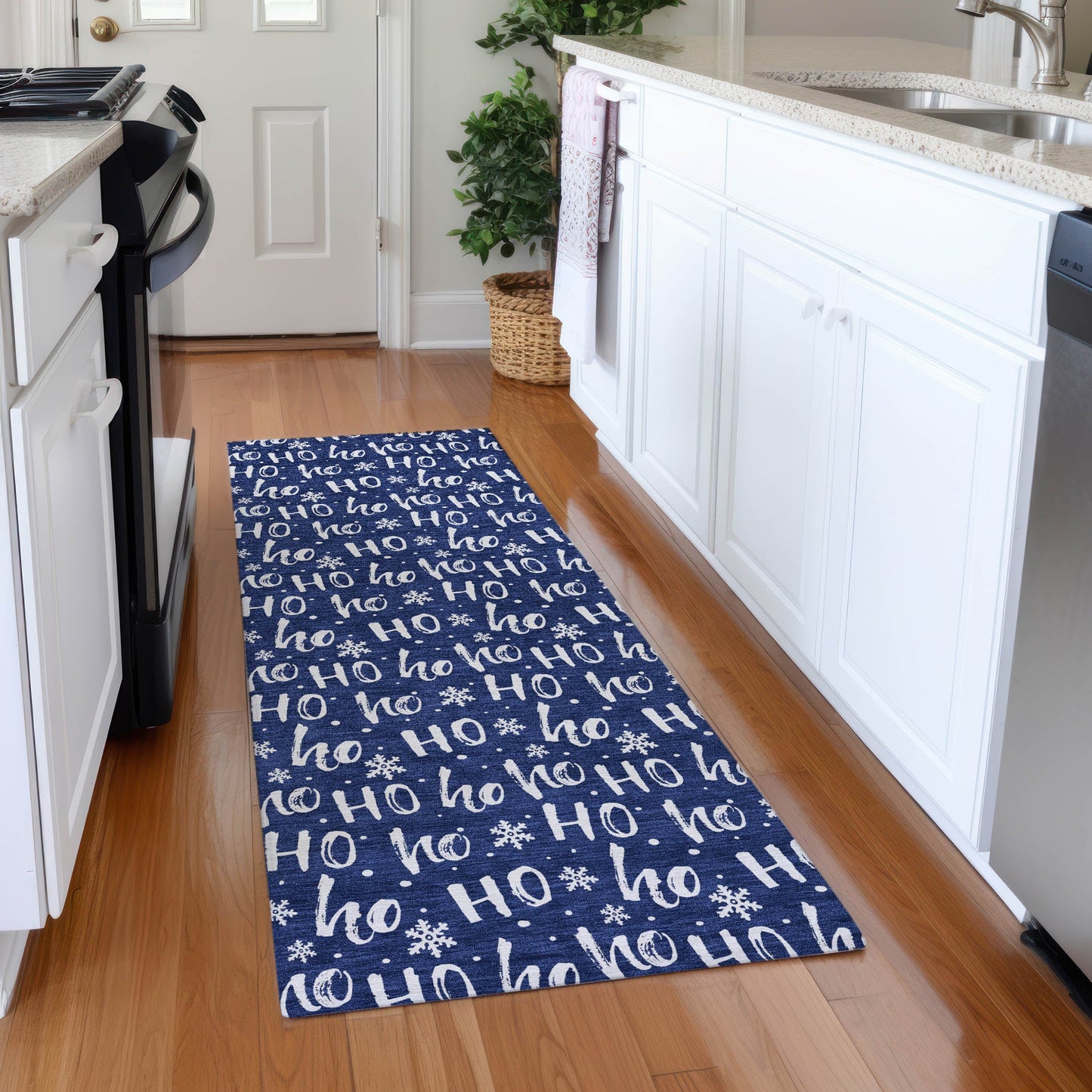 Addison Rugs Paelon Blue Washable Indoor-Outdoor Rug