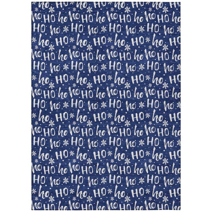 Addison Rugs Paelon Blue Washable Indoor-Outdoor Rug