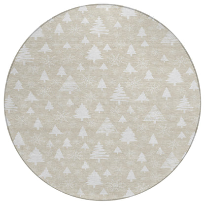 Addison Rugs Paelor Brown Washable Indoor-Outdoor Rug