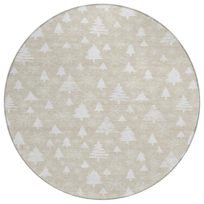 Addison Rugs Paelor Brown Washable Indoor-Outdoor Rug