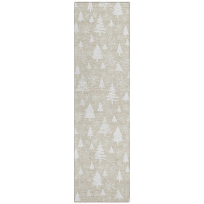 Addison Rugs Paelor Brown Washable Indoor-Outdoor Rug