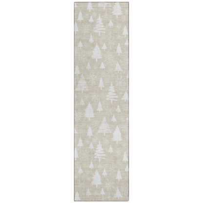 Addison Rugs Paelor Brown Washable Indoor-Outdoor Rug