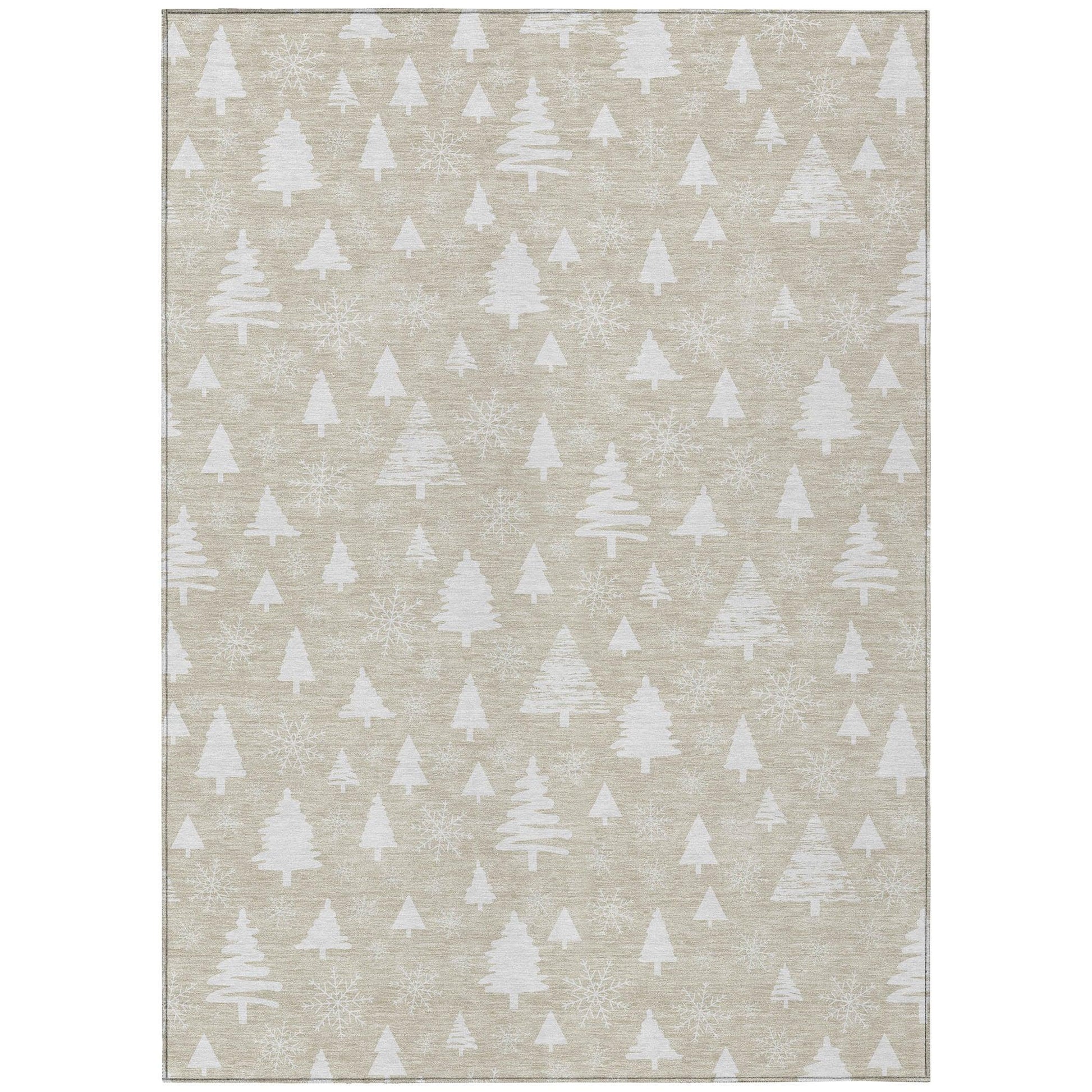 Addison Rugs Paelor Brown Washable Indoor-Outdoor Rug